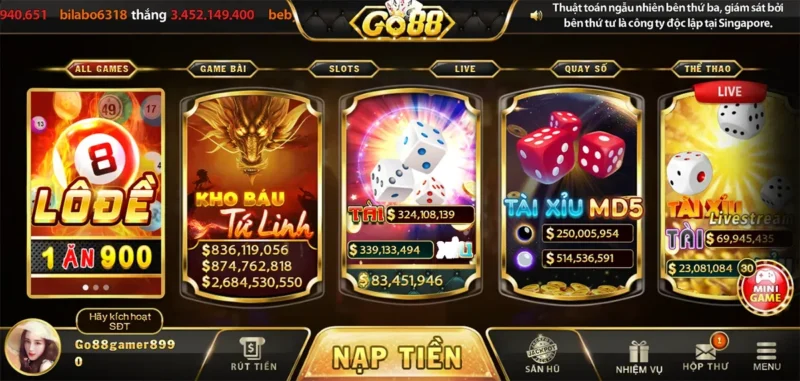 Đánh giá Go88 những ưu điểm nổi trội nhất của cổng game