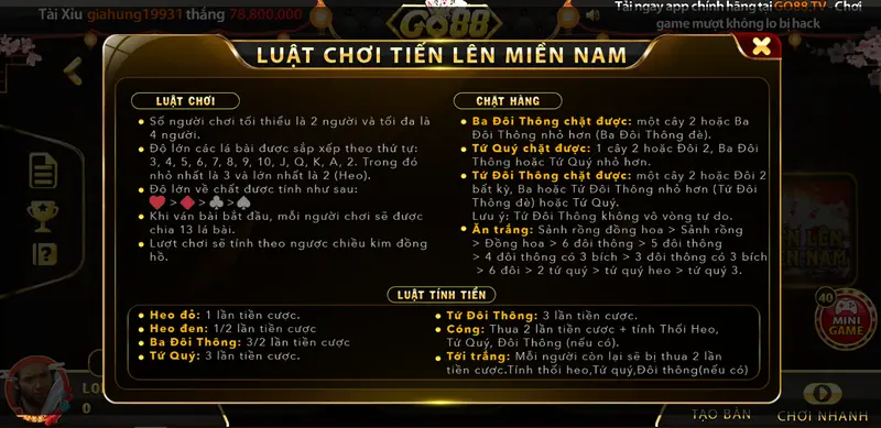 luat-choi-tien-len-mien-nam-Go88