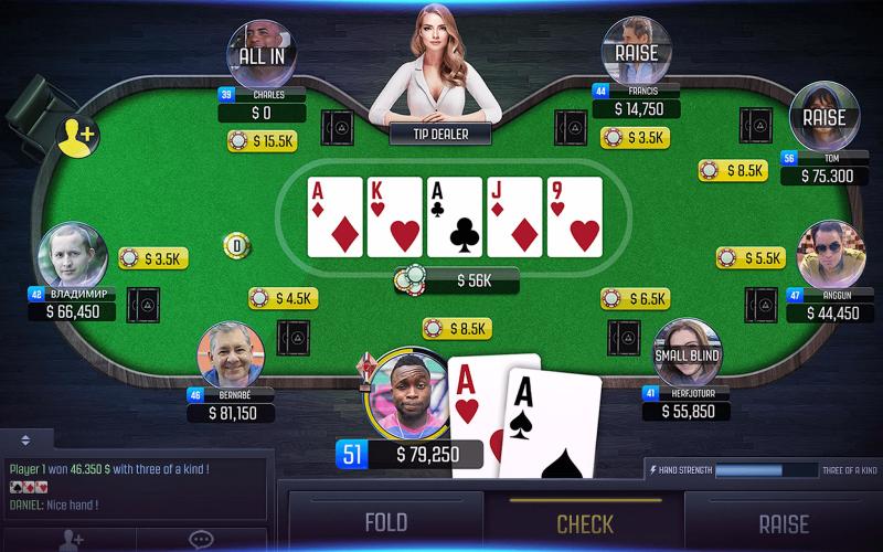 Poker là trò chơi đánh bài trí tuệ hấp dẫn